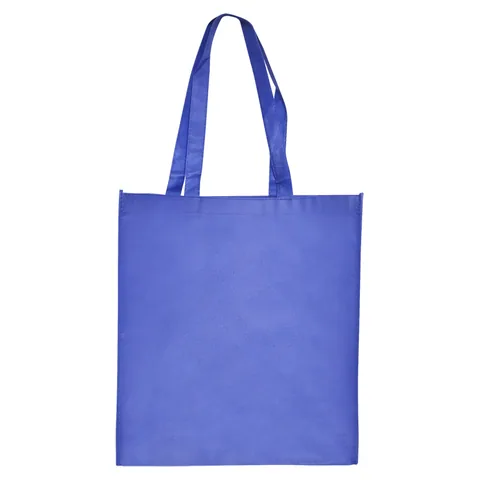 Large Shopping Tote Bag with Gusset Blue