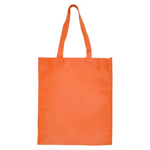 Large Shopping Tote Bag with Gusset Orange