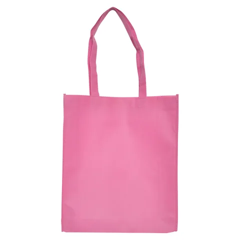Large Shopping Tote Bag with Gusset Pink