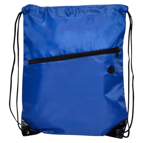 Tech Drawstring Bag in Blue