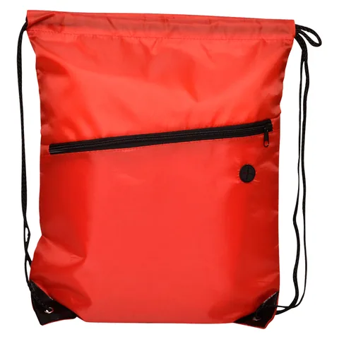 Tech Drawstring Bag Red