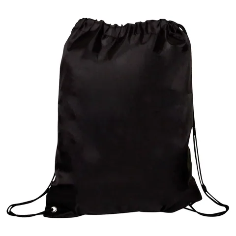 Gym Drawstring Bag in Black