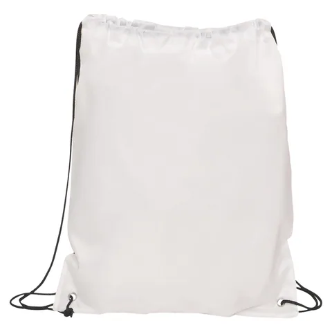 Gym Drawstring Bag White