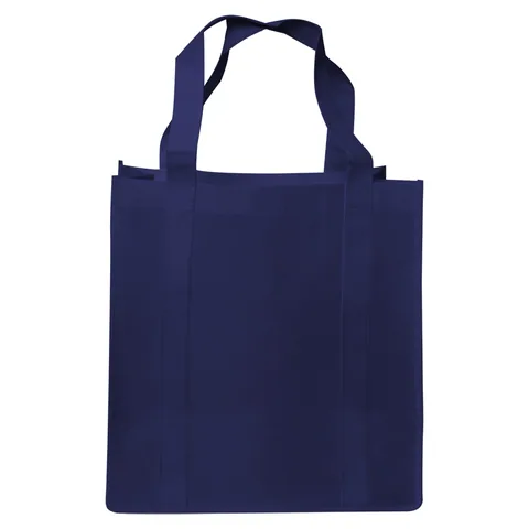Shopping Tote Bag with Gusset Navy