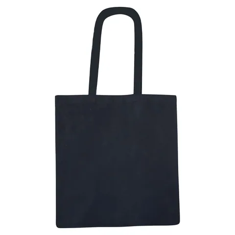 Recycled Colourful Cotton Tote Bag Black