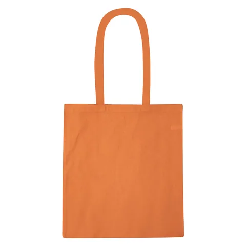 Recycled Colourful Cotton Tote Bag Orange