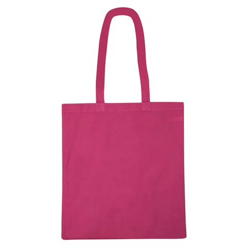 Recycled Colourful Cotton Tote Bag Pink