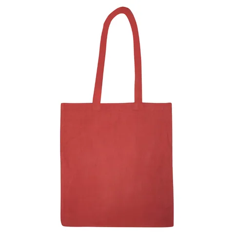 Recycled Colourful Cotton Tote Bag Red