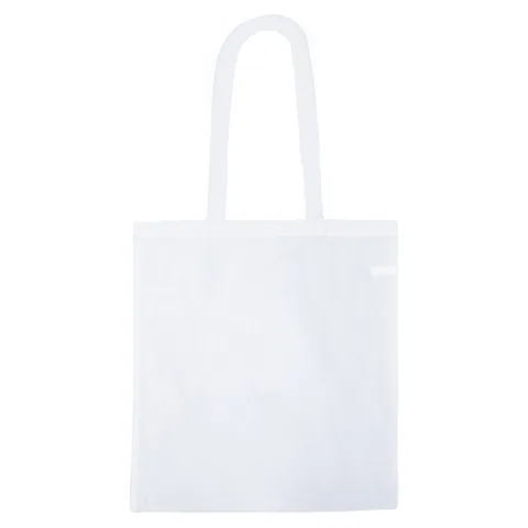 Recycled Colourful Cotton Tote Bag White