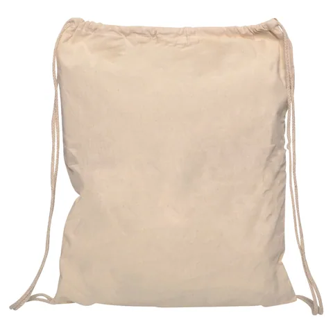 Calico Drawstring Bag in Natural