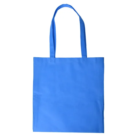 Shopping Tote Bag with V Gusset Cyan