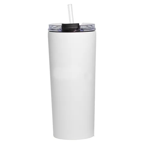 The Connor 600ml Vacuum Tumbler White