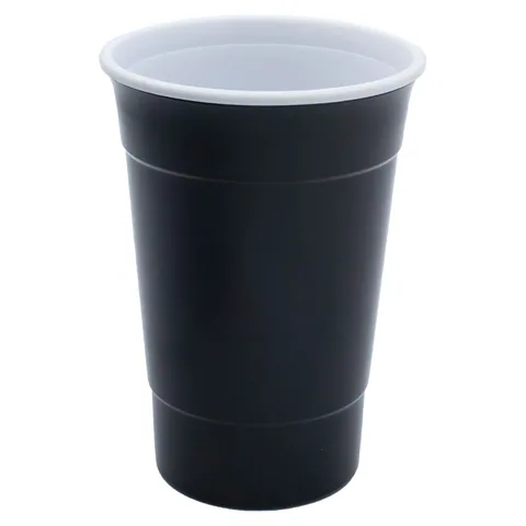 Double Wall Party Cup 470mL Black