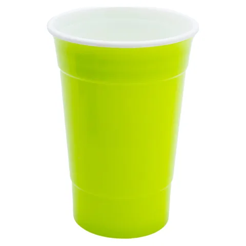 Double Wall Party Cup 470mL Green
