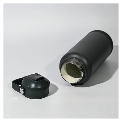 The Holly 1 Litre Ceramic Lined Bottles Black