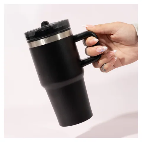 Nomad 600ml Double Wall Mug Black