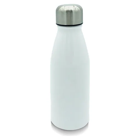 Vita Aluminium 450ml Water Bottle White