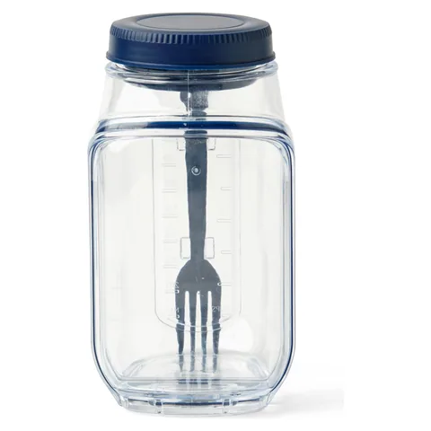 Go Salad Jar Front on navy