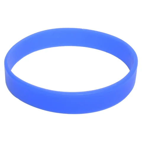 Branded Silicone Wristband Blue