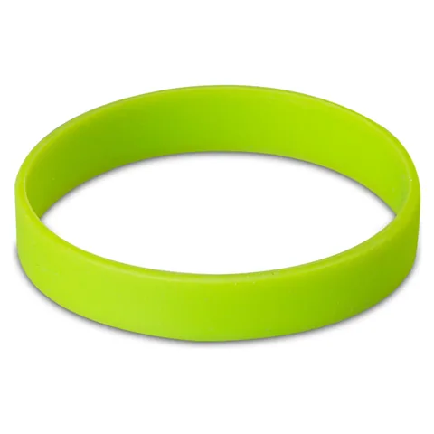 Branded Silicone Wristband Lime