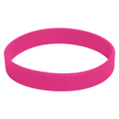 Branded Silicone Wristband Pink