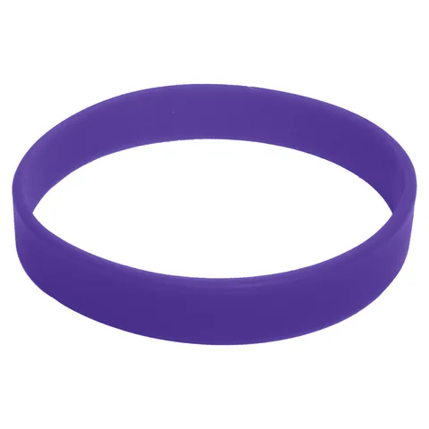 Branded Silicone Wristband Purple