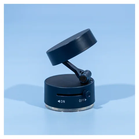Recycled ABS Vacuum Suction Magnetic Phone Stand Navy