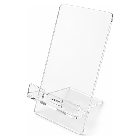 DIY Acrylic Phone Stand in Clear
