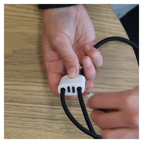 The Power Band Charging Lanyard - 60W Blackgif