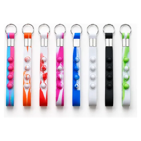 Popper Stress Reliever Key Chain