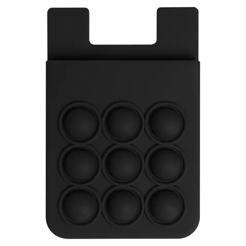 Popper Stress Reliever Silicone Phone Wallet