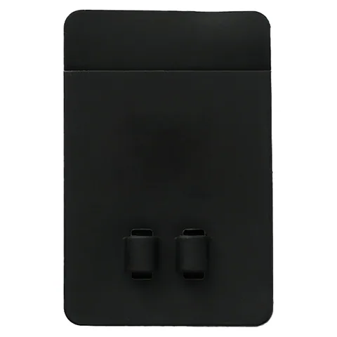 Silicone Phone Wallet Black