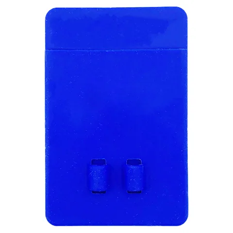 Silicone Phone Wallet Blue