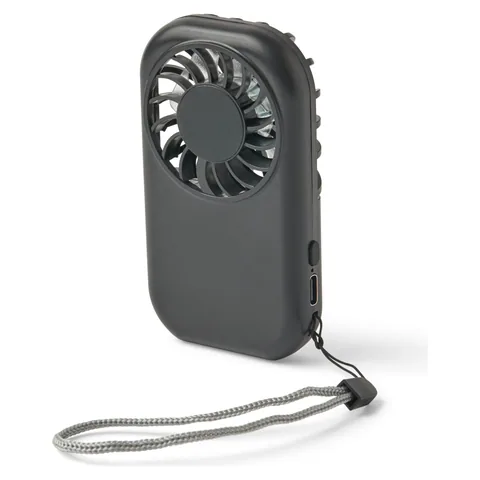 Mini Pocket Fan Black angle