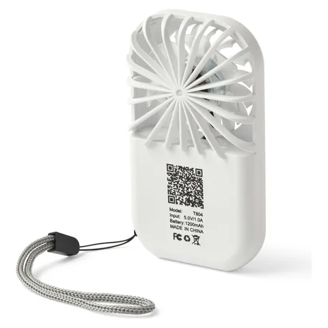 Mini Pocket Fan White back