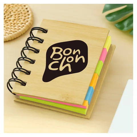 Mini Bamboo Sticky Note Set