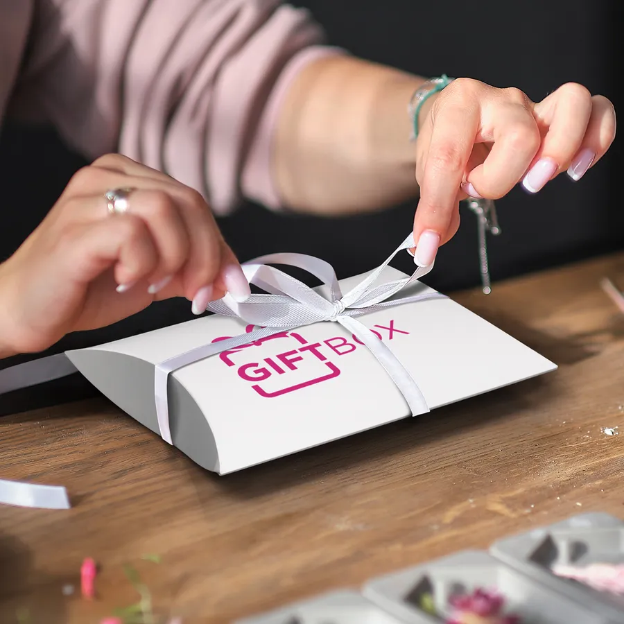 Wrap it right: branded gift example