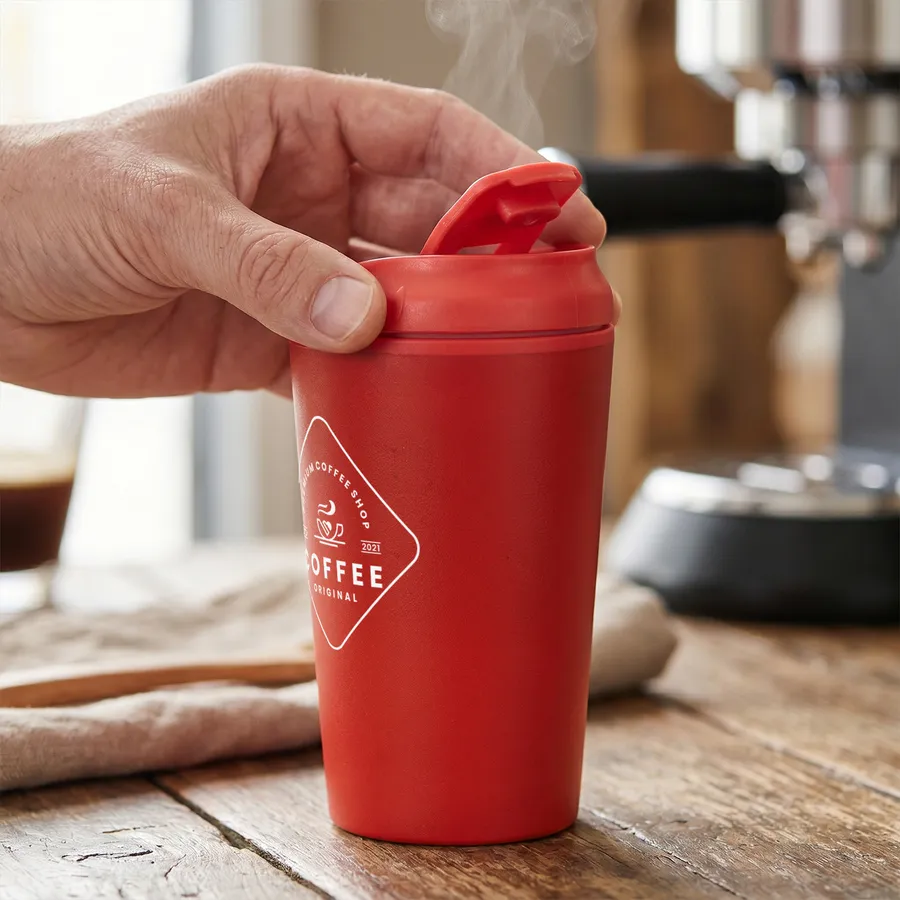 For the client who runs on coffee: branded gift example